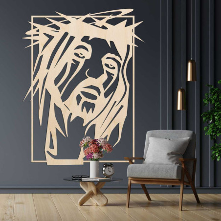 Wooden decoration Jesus Christ - FEIGHTO