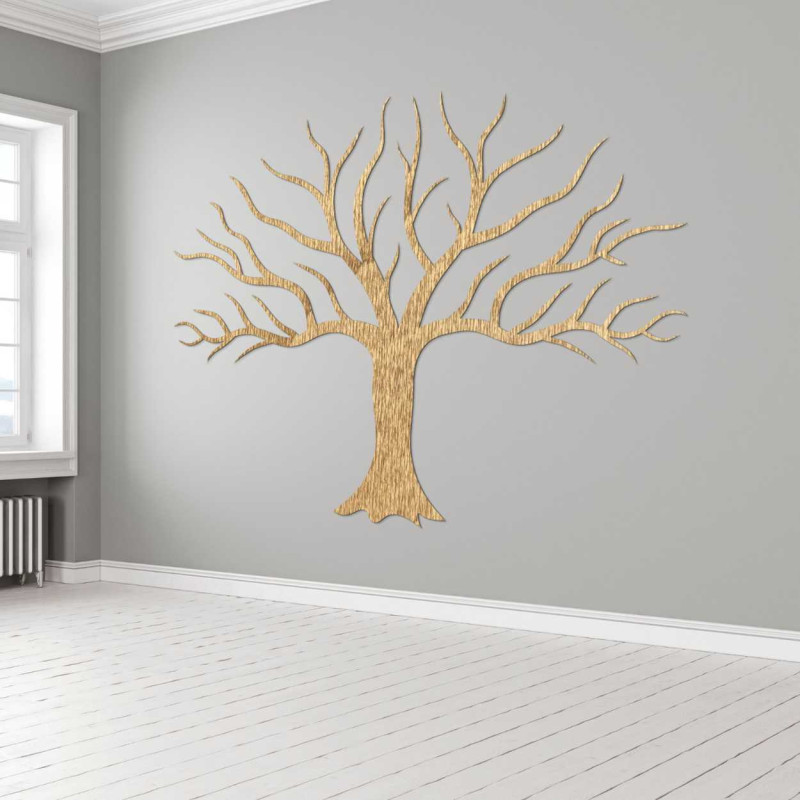 Wooden wall picture tree and branches - JOLAF