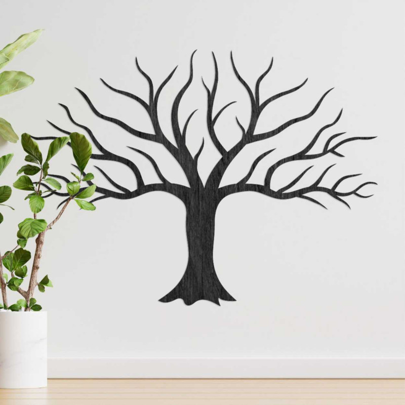 Wooden wall picture tree and branches - JOLAF