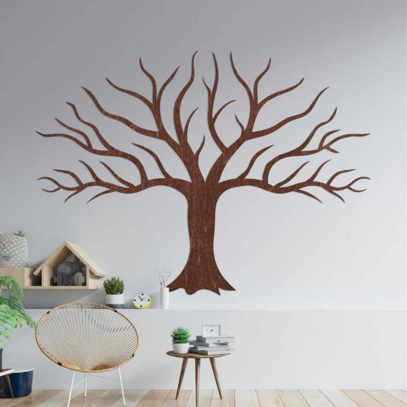 Wooden wall picture tree and branches - JOLAF