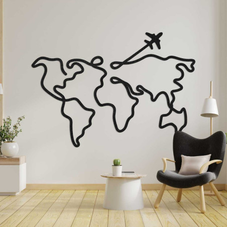 Wooden wall map - LOTAPO