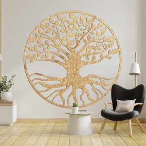 Wooden wall decoration for living room, office 2