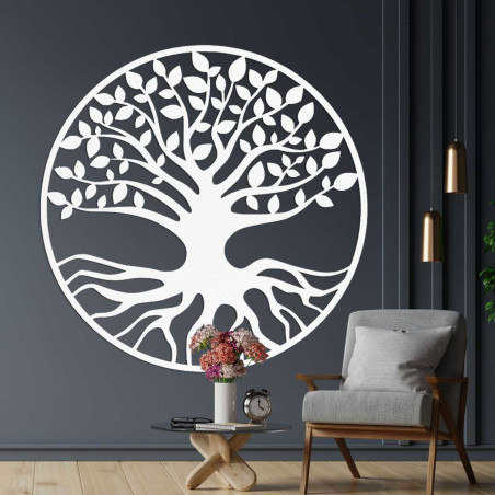 Wooden bonsai wall decoration