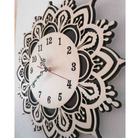 Blued wall clock