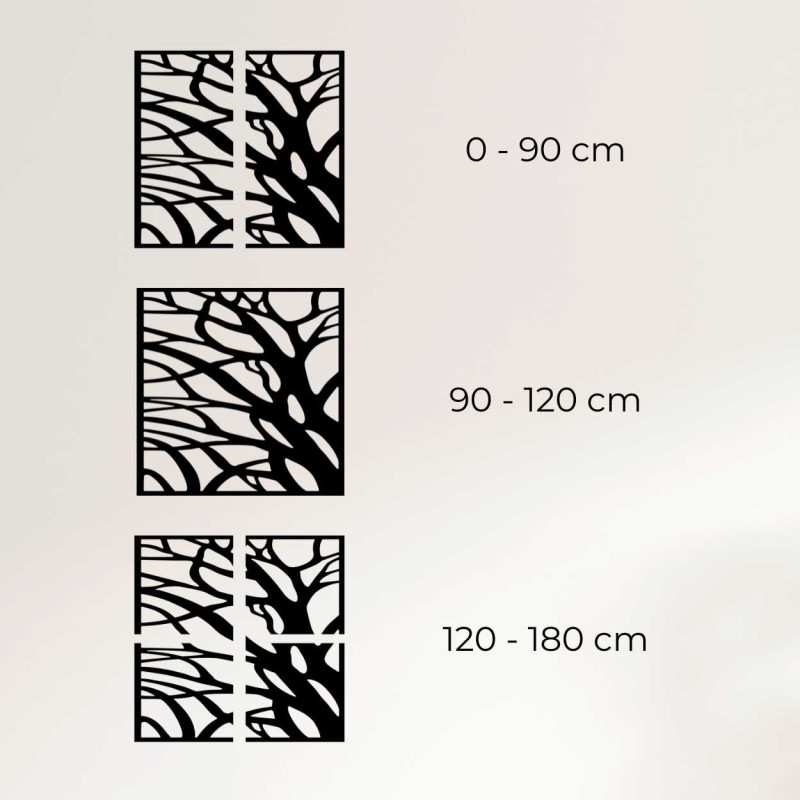 Wooden wall picture branches of life - UBILE