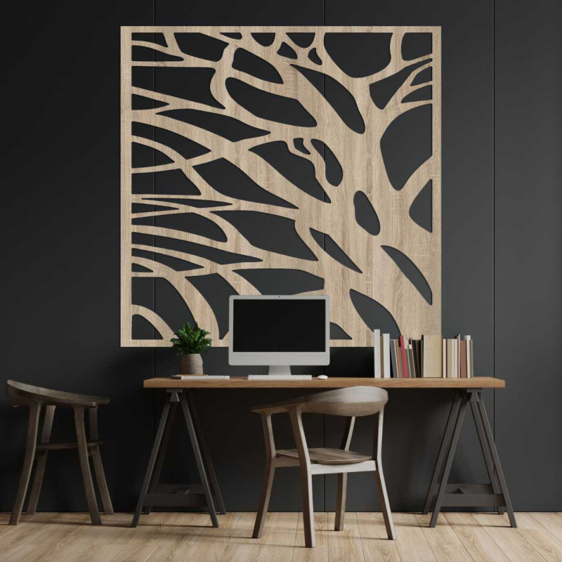 Wooden wall picture branches of life - UBILE