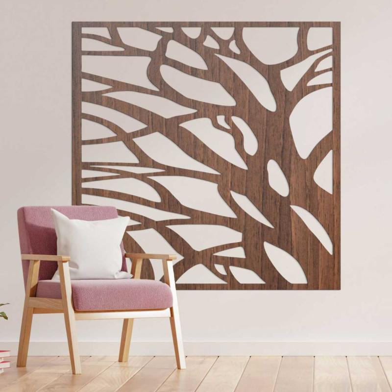 Wooden wall picture branches of life - UBILE