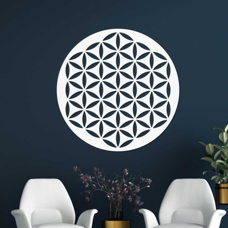 Modern wooden decoration inspired by sacred geometry Modern wooden decoration inspired by sacred geometry