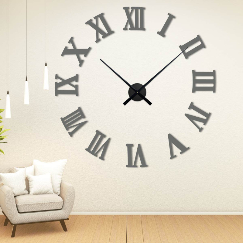 A clock that looks like a painting - an original interior accessory.