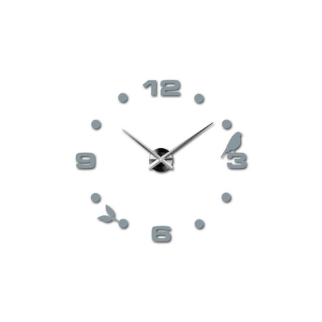 Modern mirror wall clock adhesive - DIYPAJPA