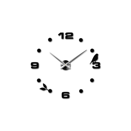 Modern mirror wall clock adhesive - DIYPAJPA