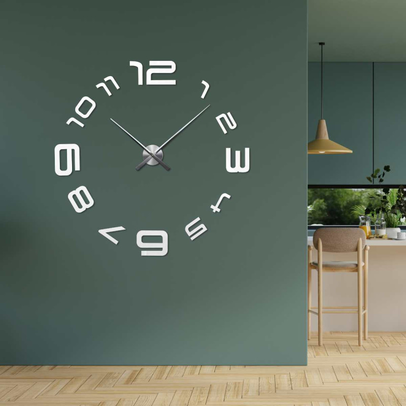 3D wall sticker clock - ARES