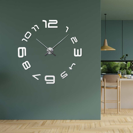 3D wall sticker clock - ARES