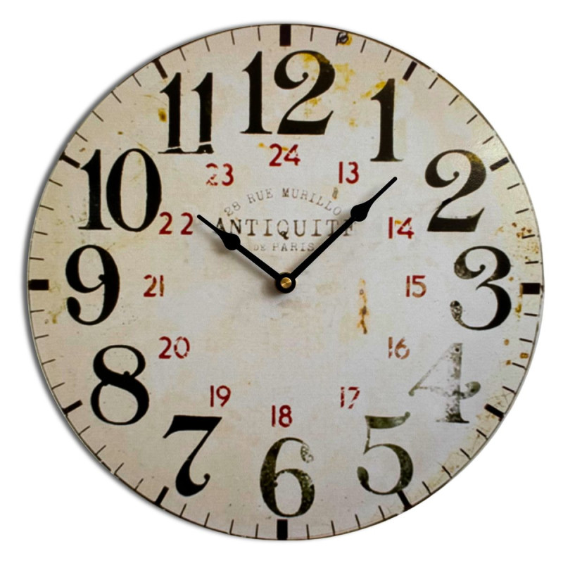 Exclusive wooden clock, the warmth of home.