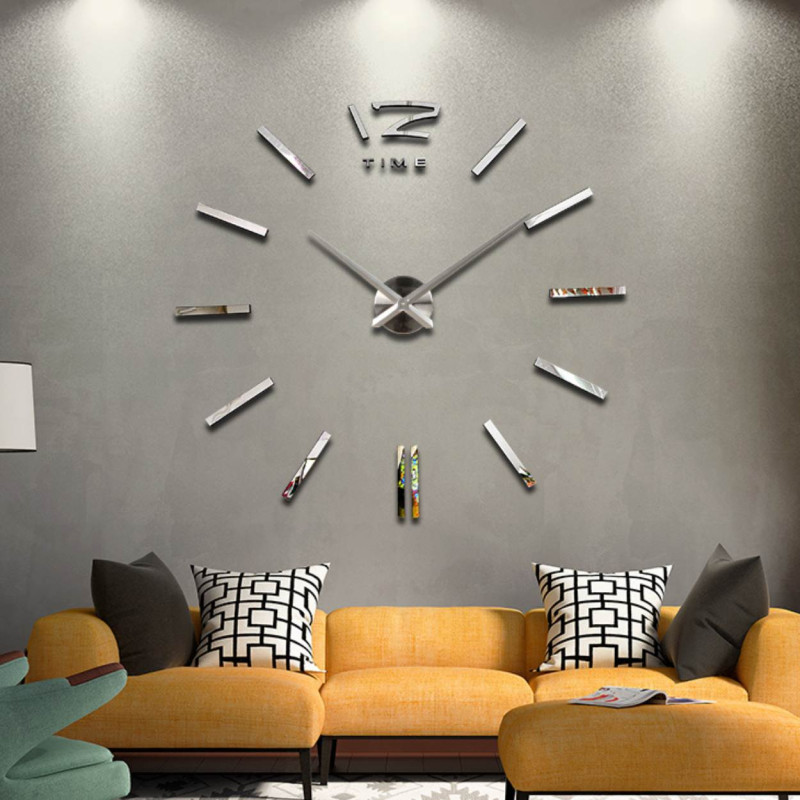 DIY clock with a three-dimensional design, ideal for the blind and visually impaired.