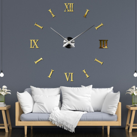 A designer wall clock that you put together like a puzzle. Easy to stick and has a great effect.