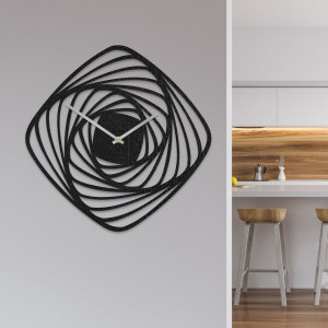 Wooden wall clock made of plywood - natural elegance for your interior 2