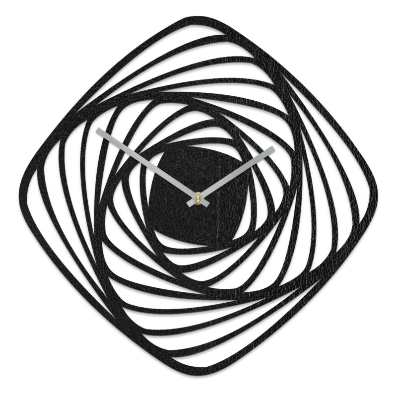 Wooden wall clock made of plywood - natural elegance for your interior