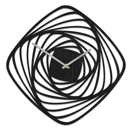 Wooden wall clock made of plywood - natural elegance for your interior