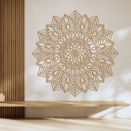 A design element with mandala inspiration and detailed composition.