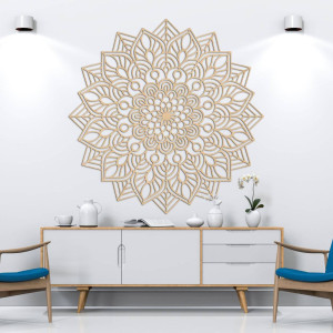 Decoration inspired by natural and geometric shapes in a harmonious composition. 2