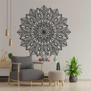 Wooden mandala on the wall, harmonious energy - BALANCE 2