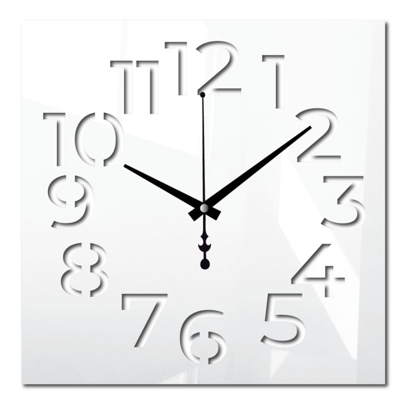 Glass wall clock – a subtle yet striking decorative element