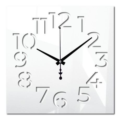 Glass wall clock – a subtle yet striking decorative element