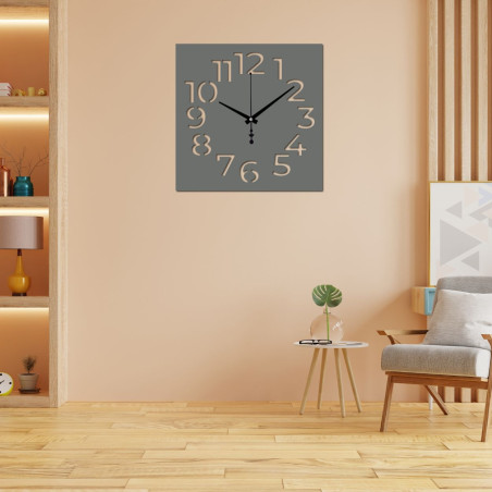 Glass wall clock – a subtle yet striking decorative element