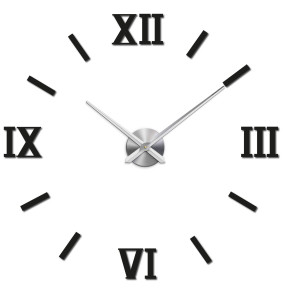 Wall sticker clock for the living room