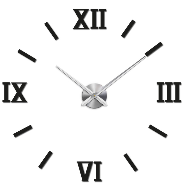 Wall sticker clock for the living room