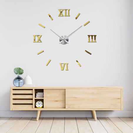 Wall sticker clock for the living room - DROZDAJKA