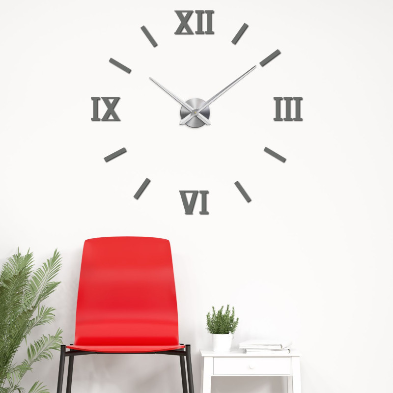 Wall sticker clock for the living room - DROZDAJKA