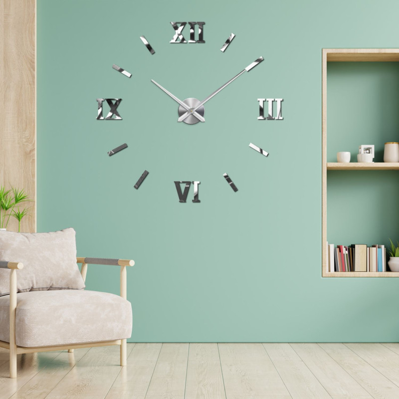 Wall sticker clock for the living room - DROZDAJKA