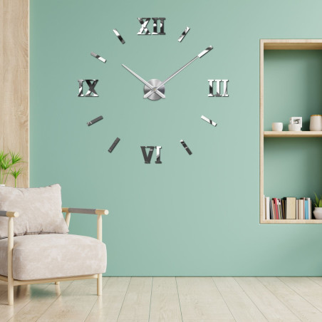 Wall sticker clock for the living room - DROZDAJKA