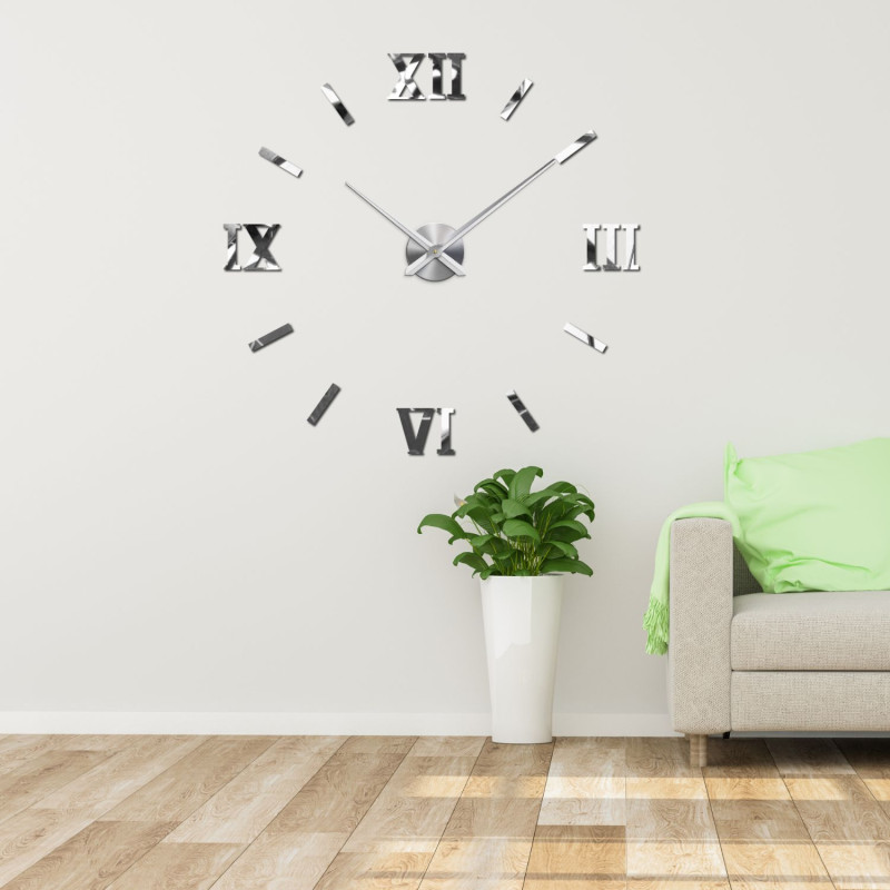 Wall sticker clock for the living room - DROZDAJKA