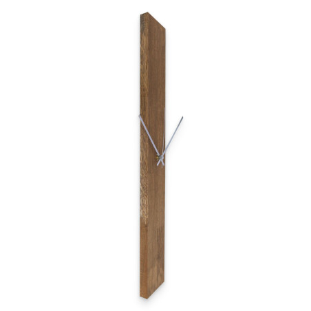 Wooden wall clock TERA – black minimalist design
