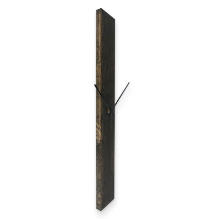 Minimalist black clock for the interior