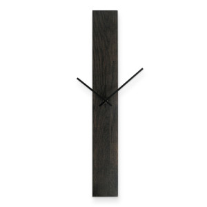 Elegant black wooden wall clock