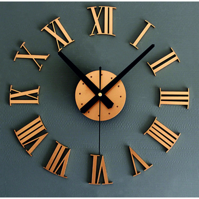 Plastic wall clock for children made of plexiglass. Trendy wall clock as a gift. Xmomo Clock. Acrylic clock