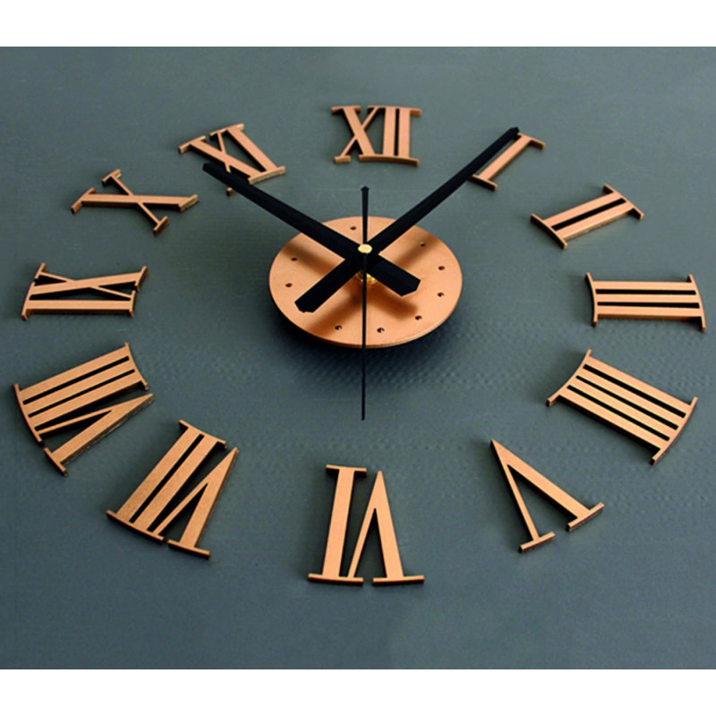 Plastic wall clock for children made of plexiglass. Trendy wall clock as a gift. Xmomo Clock. Acrylic clock