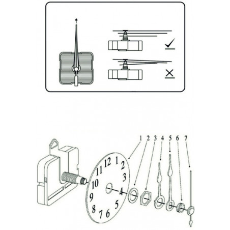 Plastic wall clock for children made of plexiglass. Trendy wall clock as a gift. Xmomo Clock. Acrylic clock