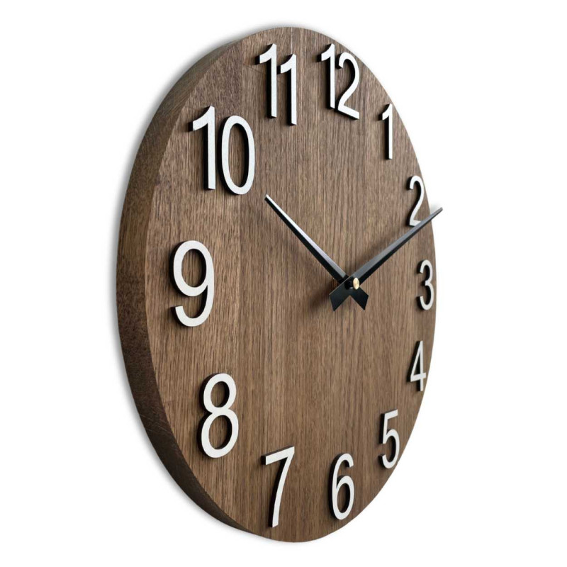Elegant wooden clock for the living room -...