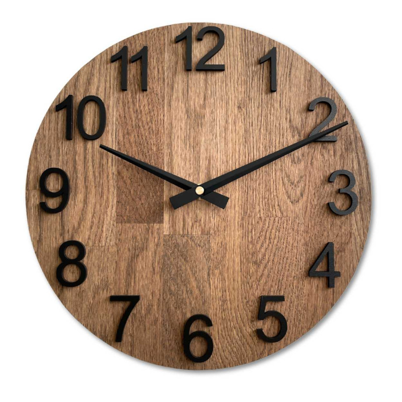 Elegant wooden clock for the living room -...