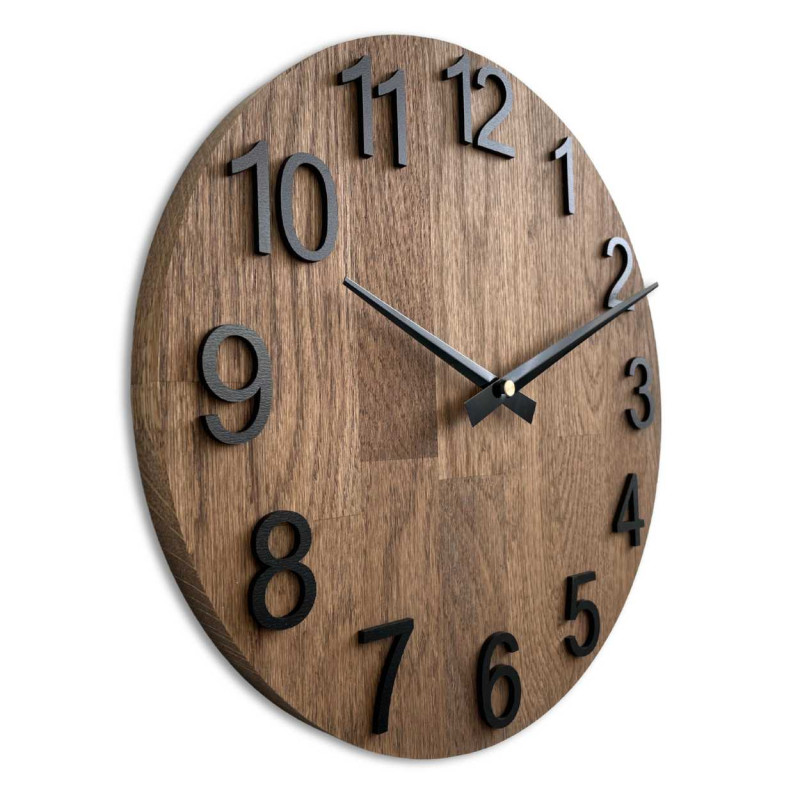 Elegant wooden clock for the living room -...