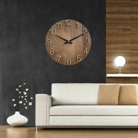Elegant wooden clock for the living room - TORGGENT