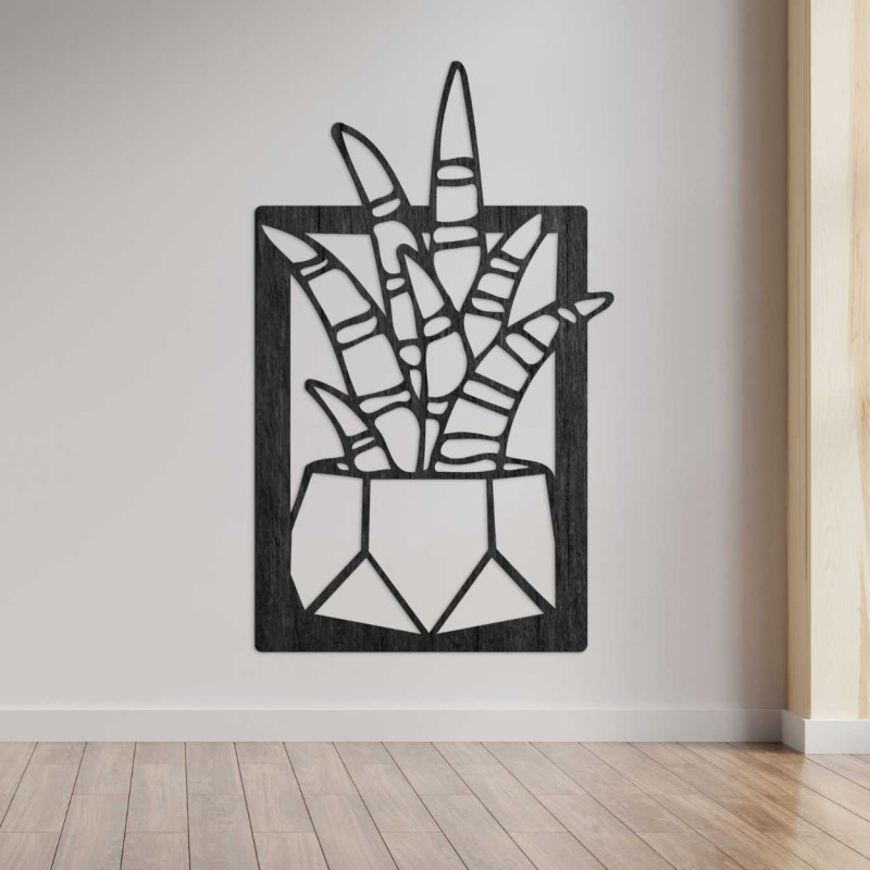 Modern wooden wall clock with a simple minimalist design.