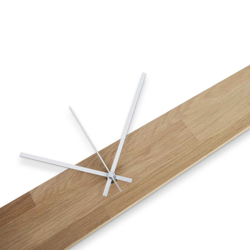 Minimalist clock made of natural wood - QOGOP
