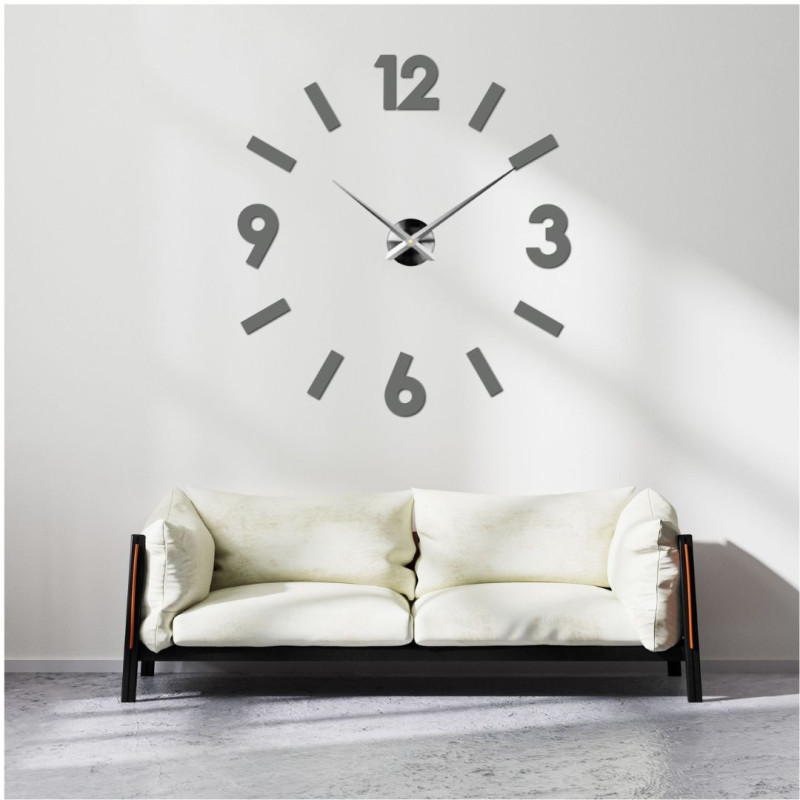 Practical large clock with 3D effect, an original addition to the kitchen or study