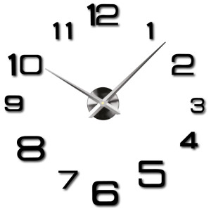 3D Wall Clock Sticker DIY - DESING